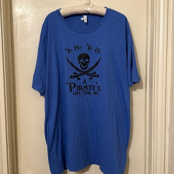 Bella Canvas Pirate Yo Ho Shirt - Picture 1 of 4